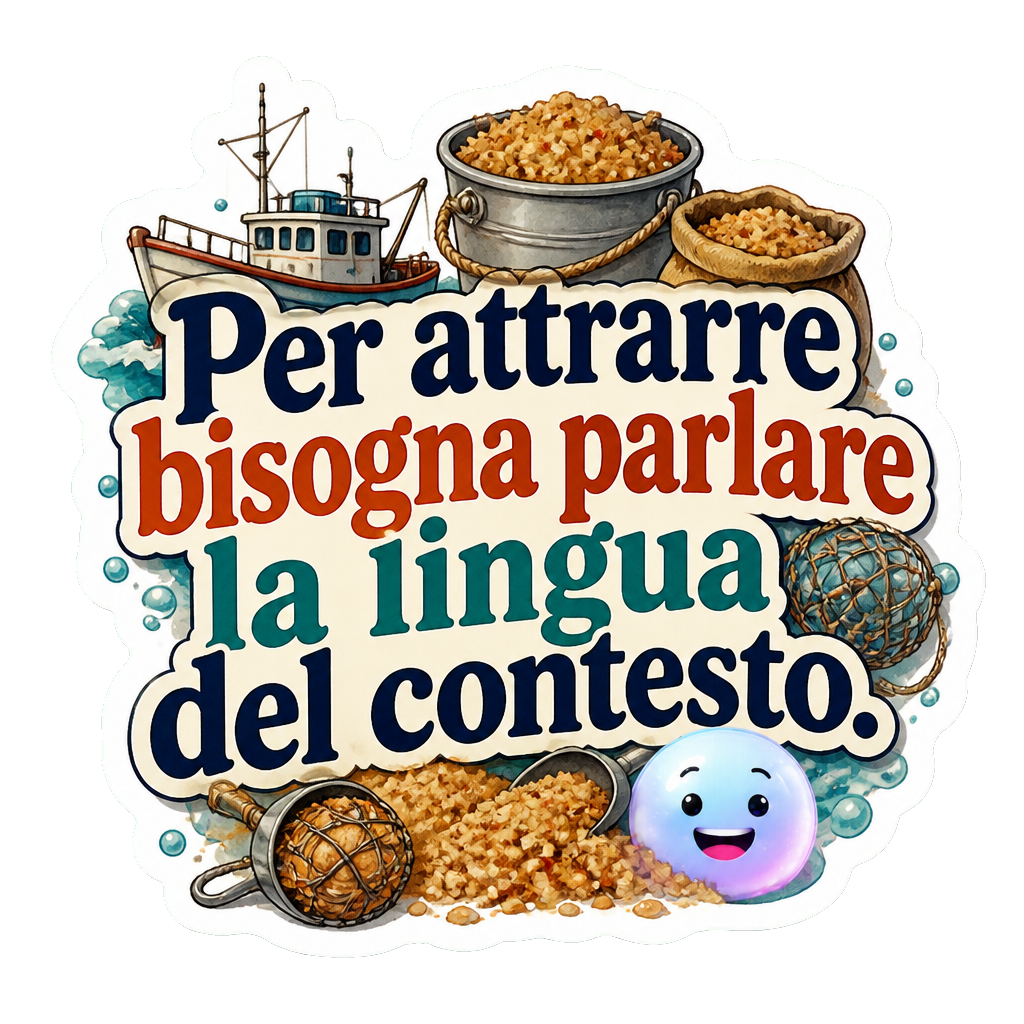 Per attrarre bisogna parlare la lingua del contesto.