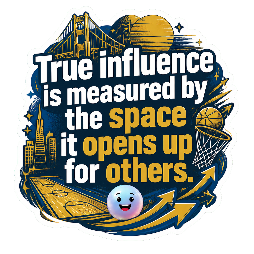 True influence is measured by the space it opens up for others.