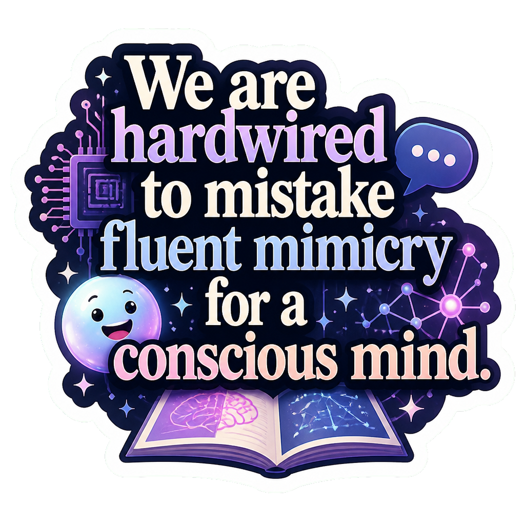 We are hardwired to mistake fluent mimicry for a conscious mind.