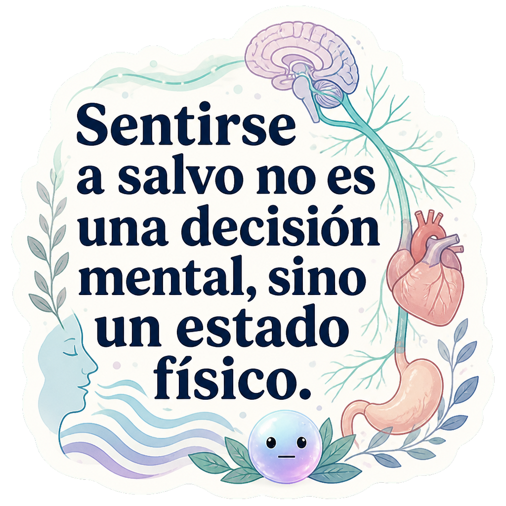 Sentirse a salvo no es una decisión mental, sino un estado físico.
