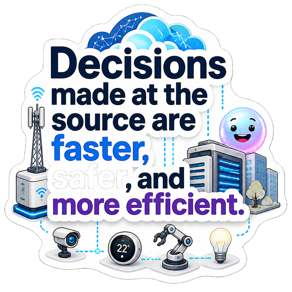 Decisions made at the source are faster, safer, and more efficient.