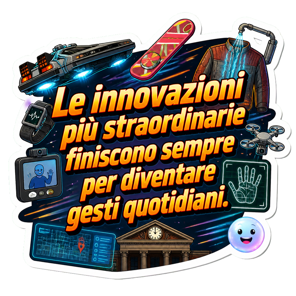 Le innovazioni più straordinarie finiscono sempre per diventare gesti quotidiani.