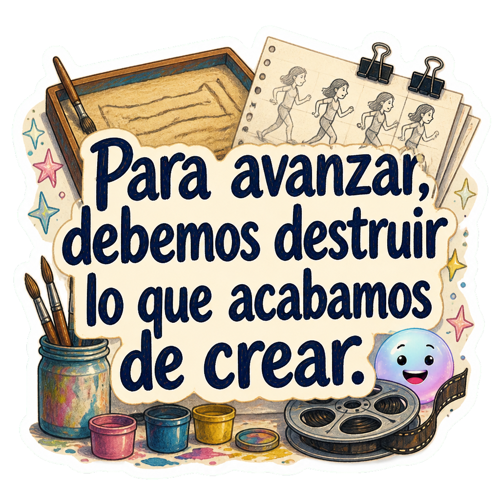 Para avanzar, debemos destruir lo que acabamos de crear.