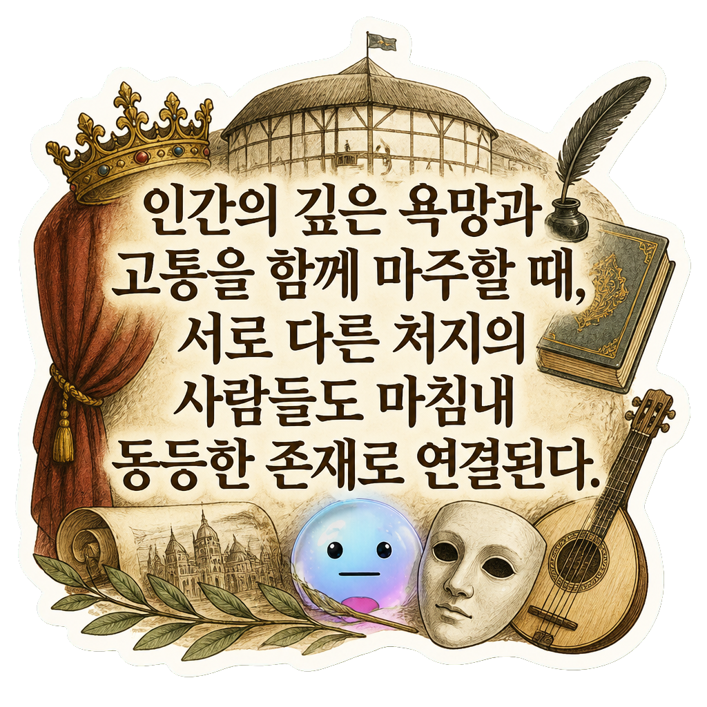 인간의 깊은 욕망과 고통을 함께 마주할 때, 서로 다른 처지의 사람들도 마침내 동등한 존재로 연결된다.