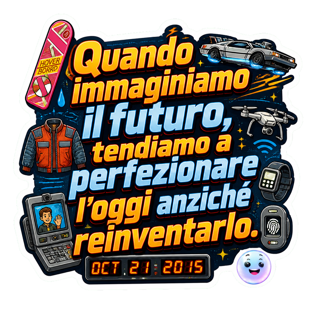 Quando immaginiamo il futuro, tendiamo a perfezionare l'oggi anziché reinventarlo.