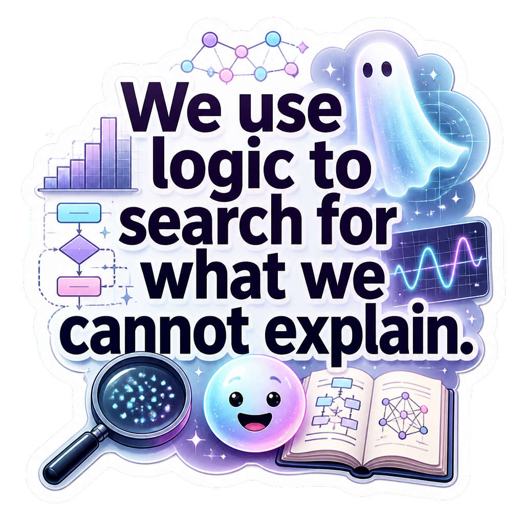 We use logic to search for what we cannot explain.