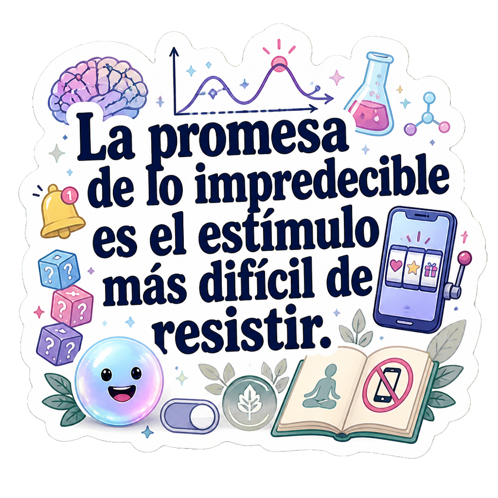 La promesa de lo impredecible es el estímulo más difícil de resistir.