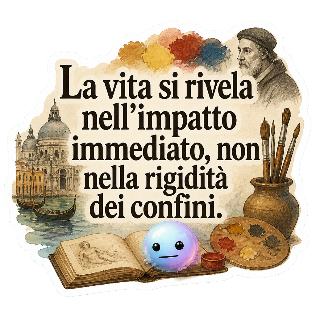 La vita si rivela nell'impatto immediato, non nella rigidità dei confini.