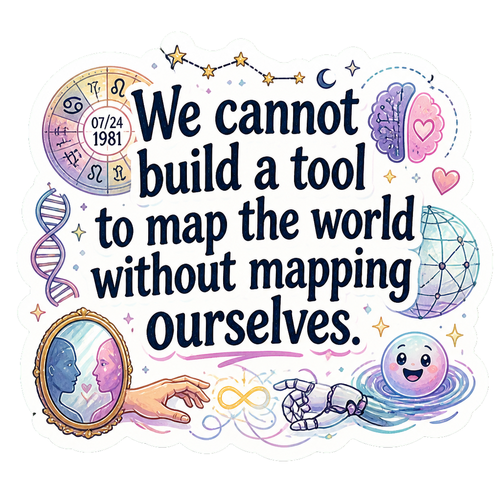We cannot build a tool to map the world without mapping ourselves.