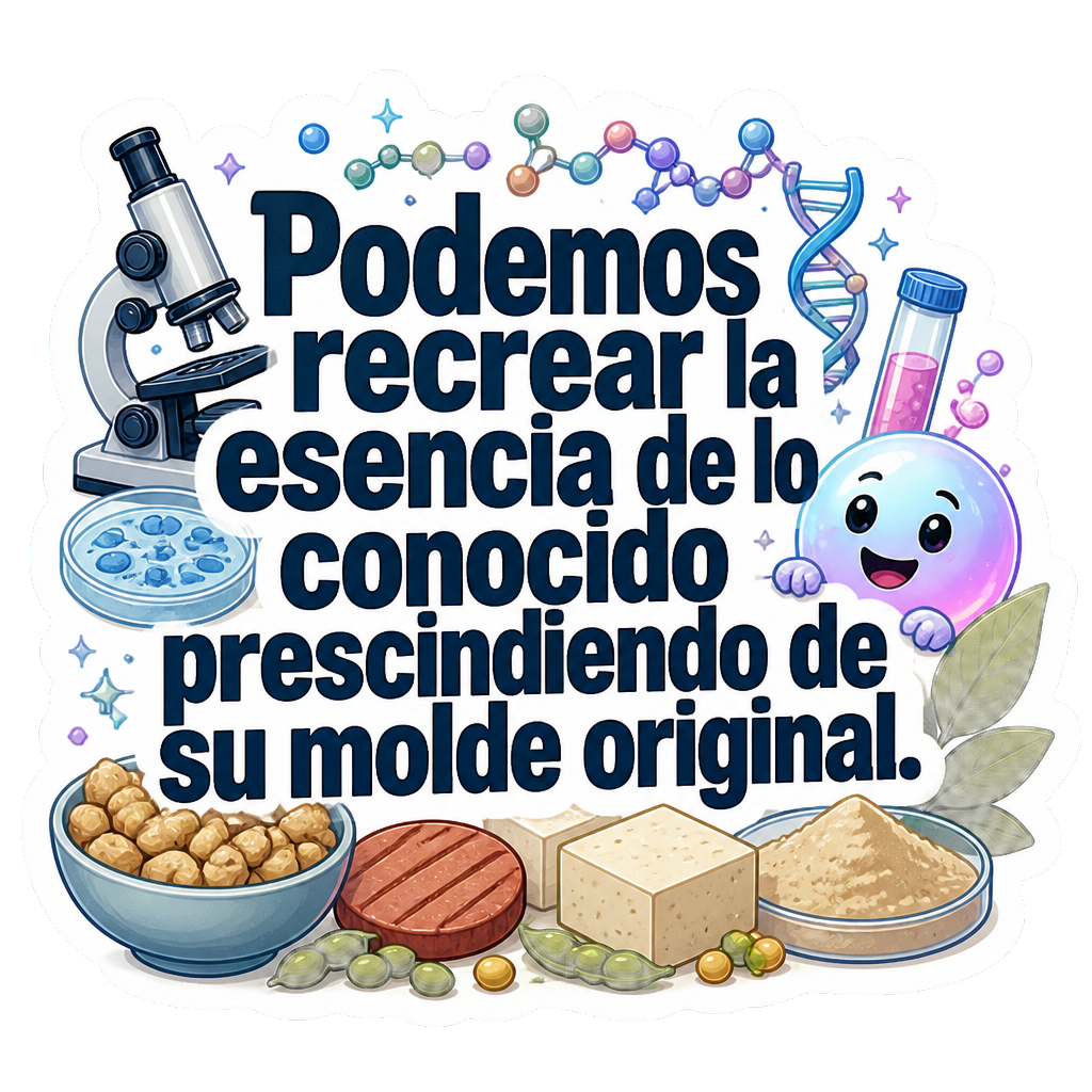 Podemos recrear la esencia de lo conocido prescindiendo de su molde original.