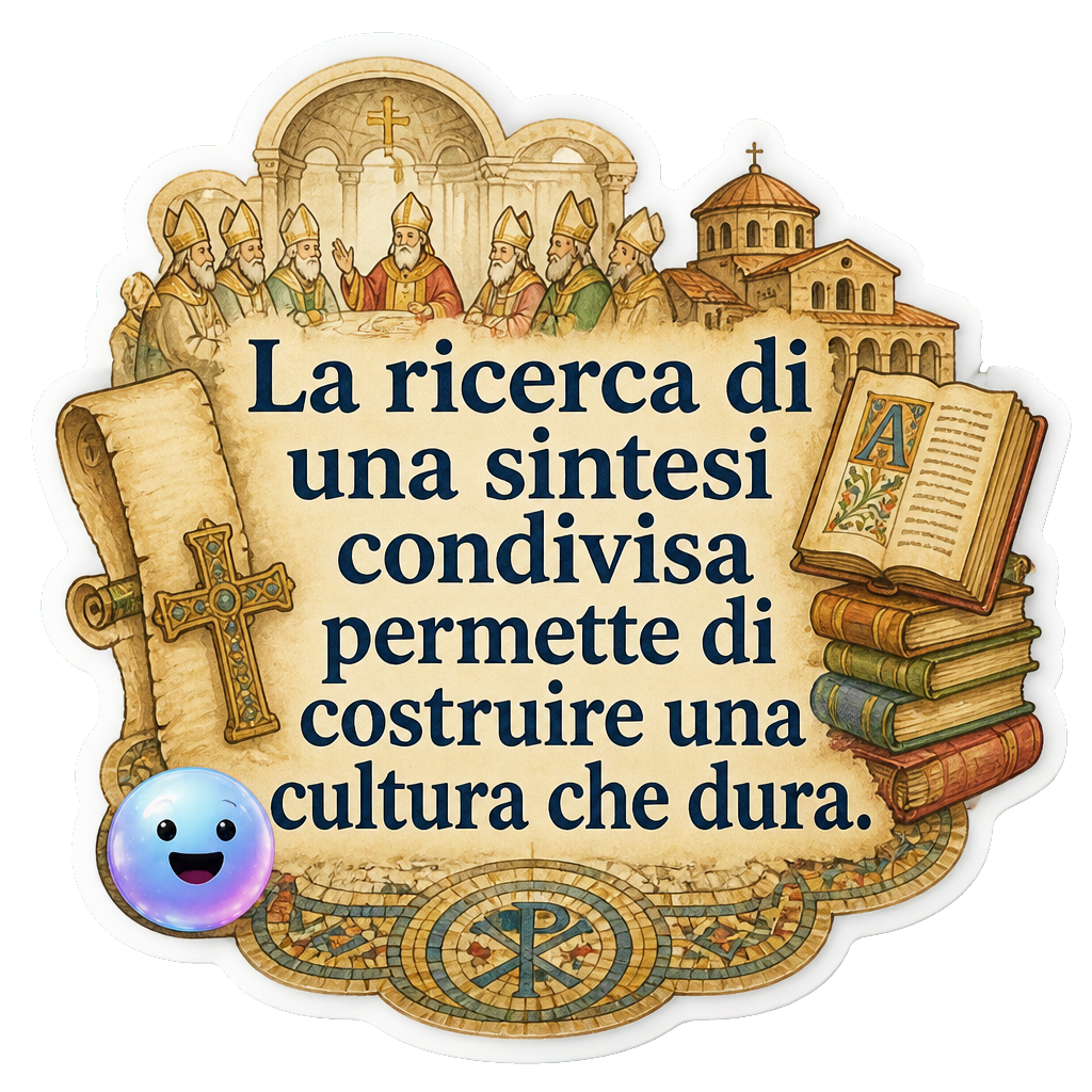 La ricerca di una sintesi condivisa permette di costruire una cultura che dura.