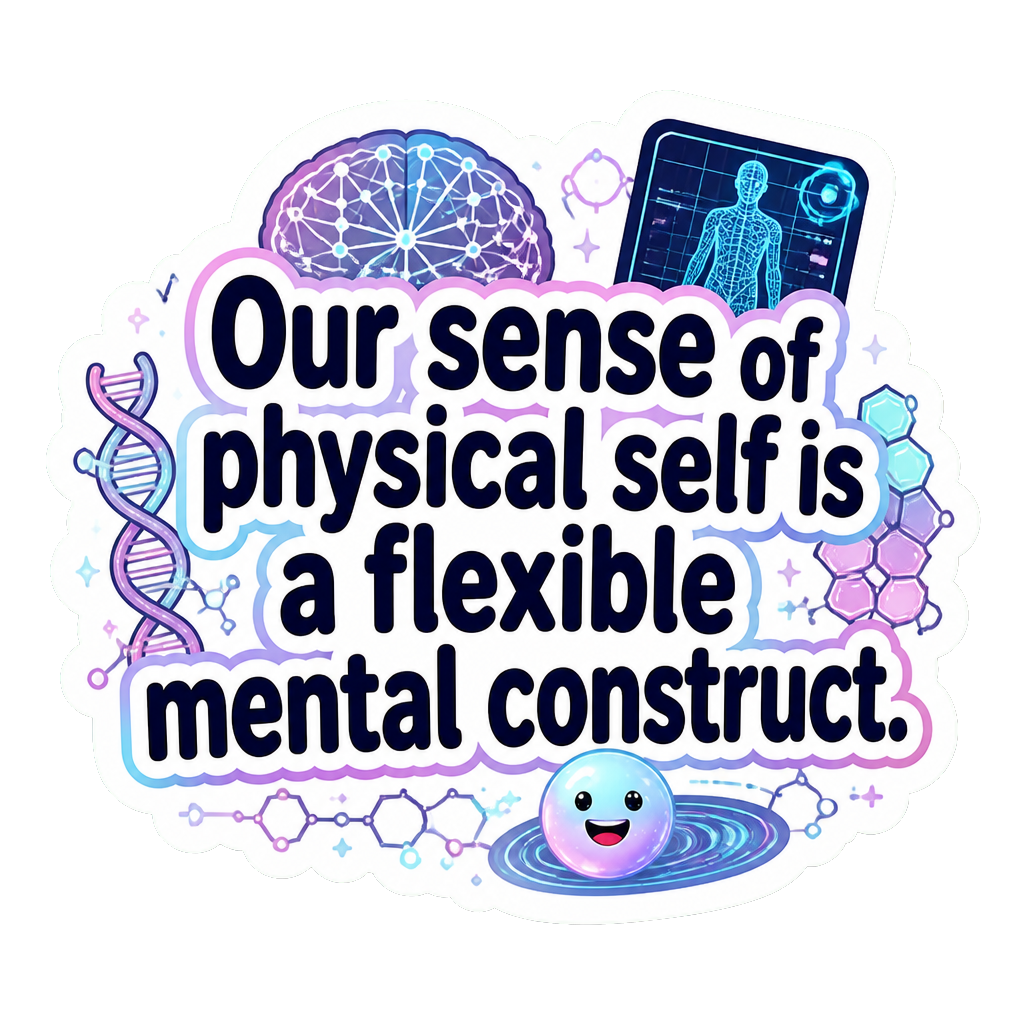 Our sense of physical self is a flexible mental construct.