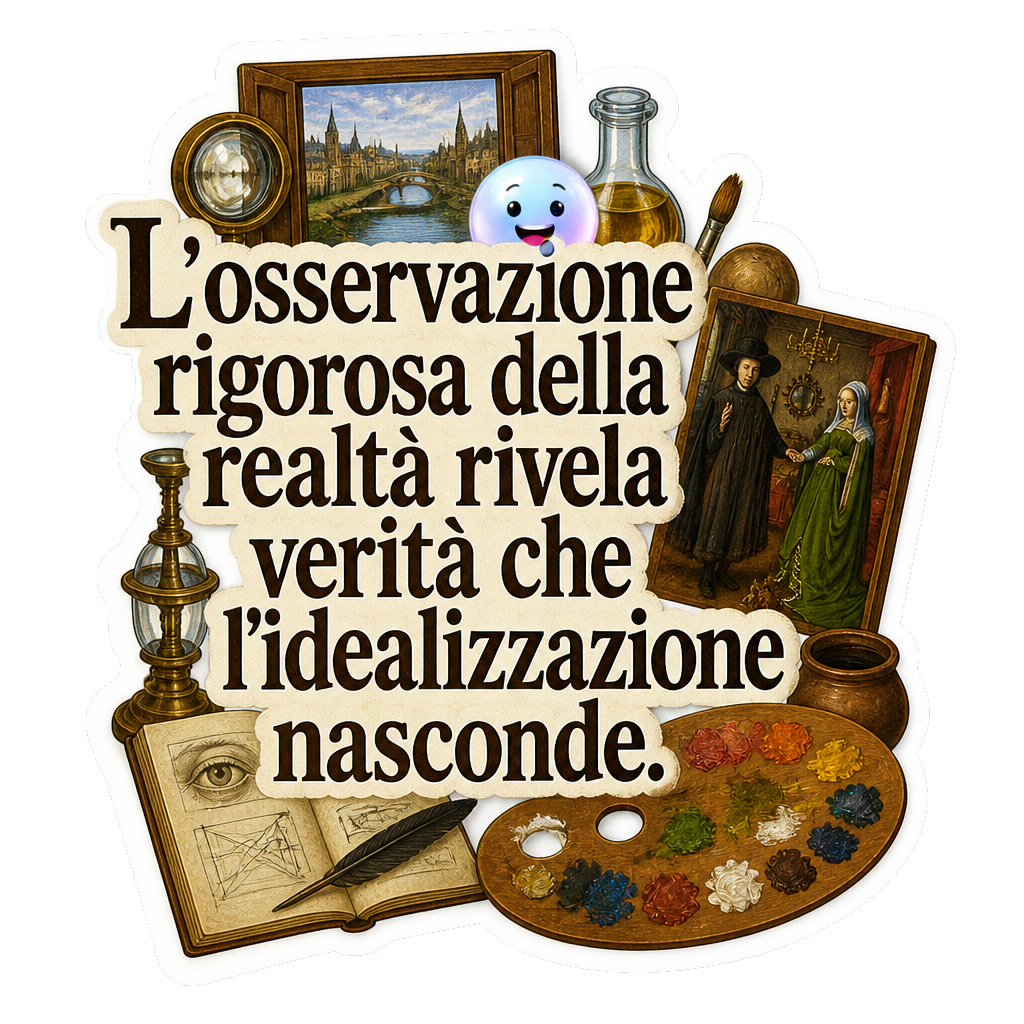 L'osservazione rigorosa della realtà rivela verità che l'idealizzazione nasconde.