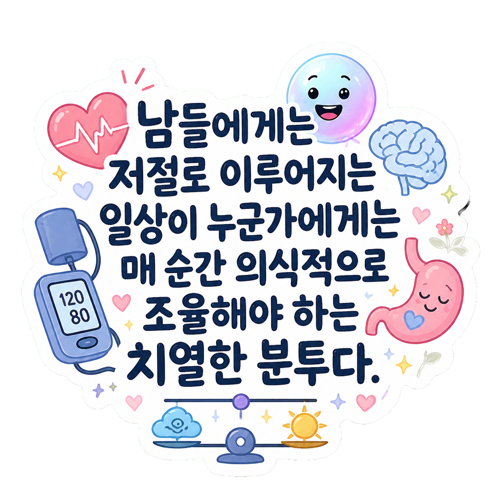 남들에게는 저절로 이루어지는 일상이 누군가에게는 매 순간 의식적으로 조율해야 하는 치열한 분투다.