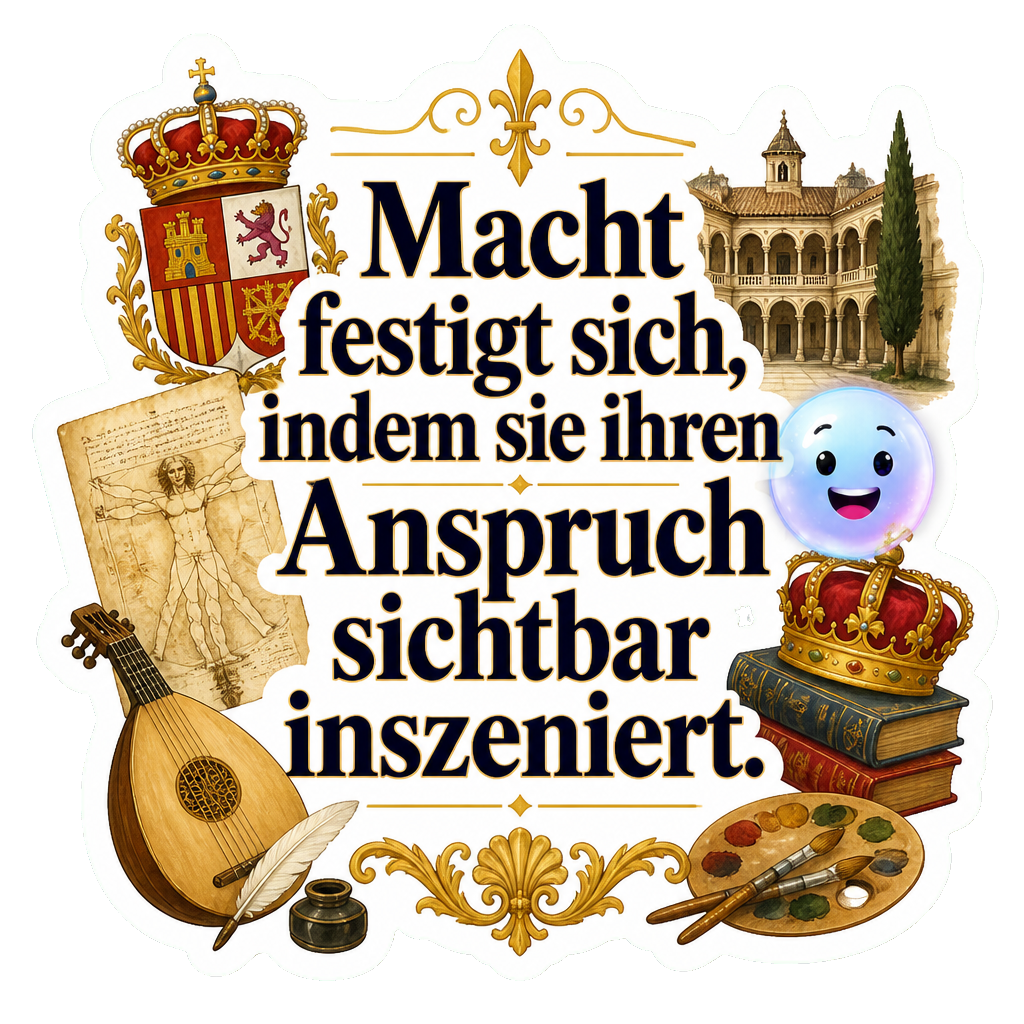 Macht festigt sich, indem sie ihren Anspruch sichtbar inszeniert.