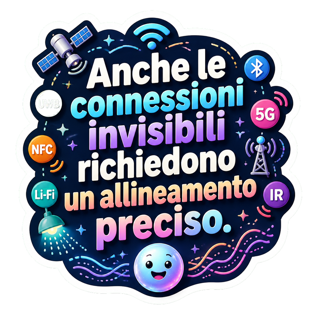 Anche le connessioni invisibili richiedono un allineamento preciso.