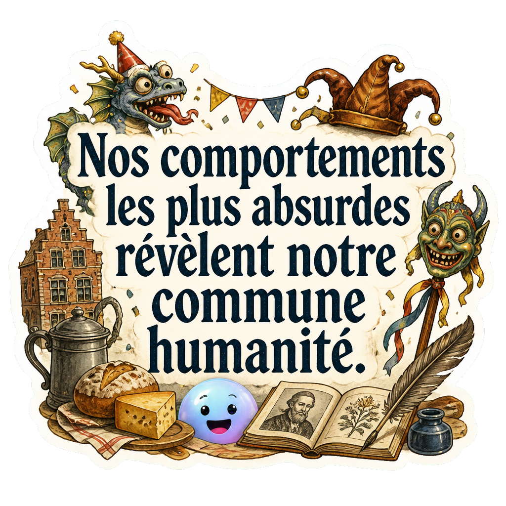 Nos comportements les plus absurdes révèlent notre commune humanité.
