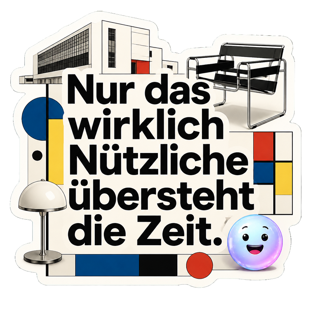 Nur das wirklich Nützliche übersteht die Zeit.