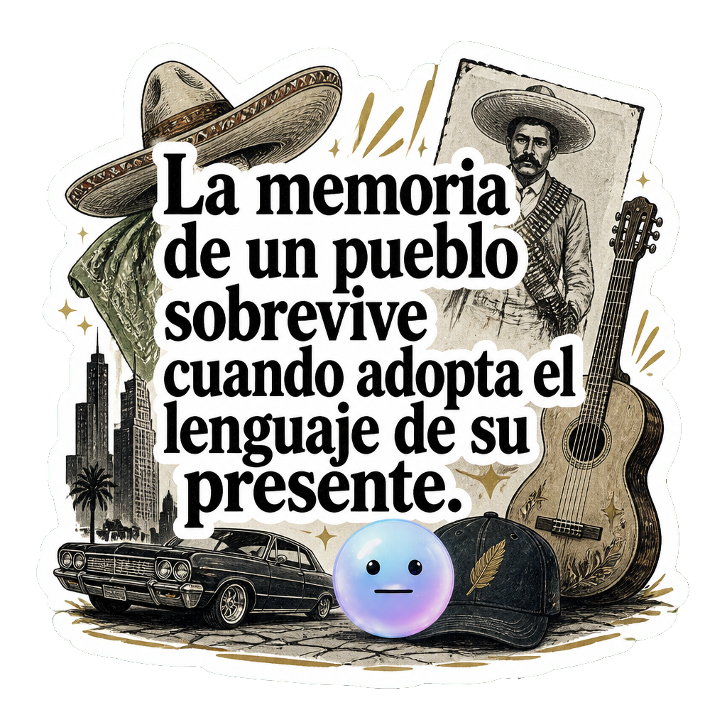 La memoria de un pueblo sobrevive cuando adopta el lenguaje de su presente.