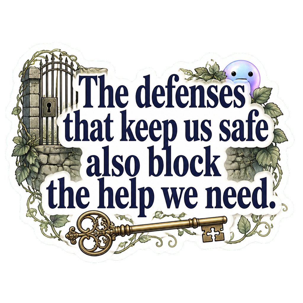 The defenses that keep us safe also block the help we need.