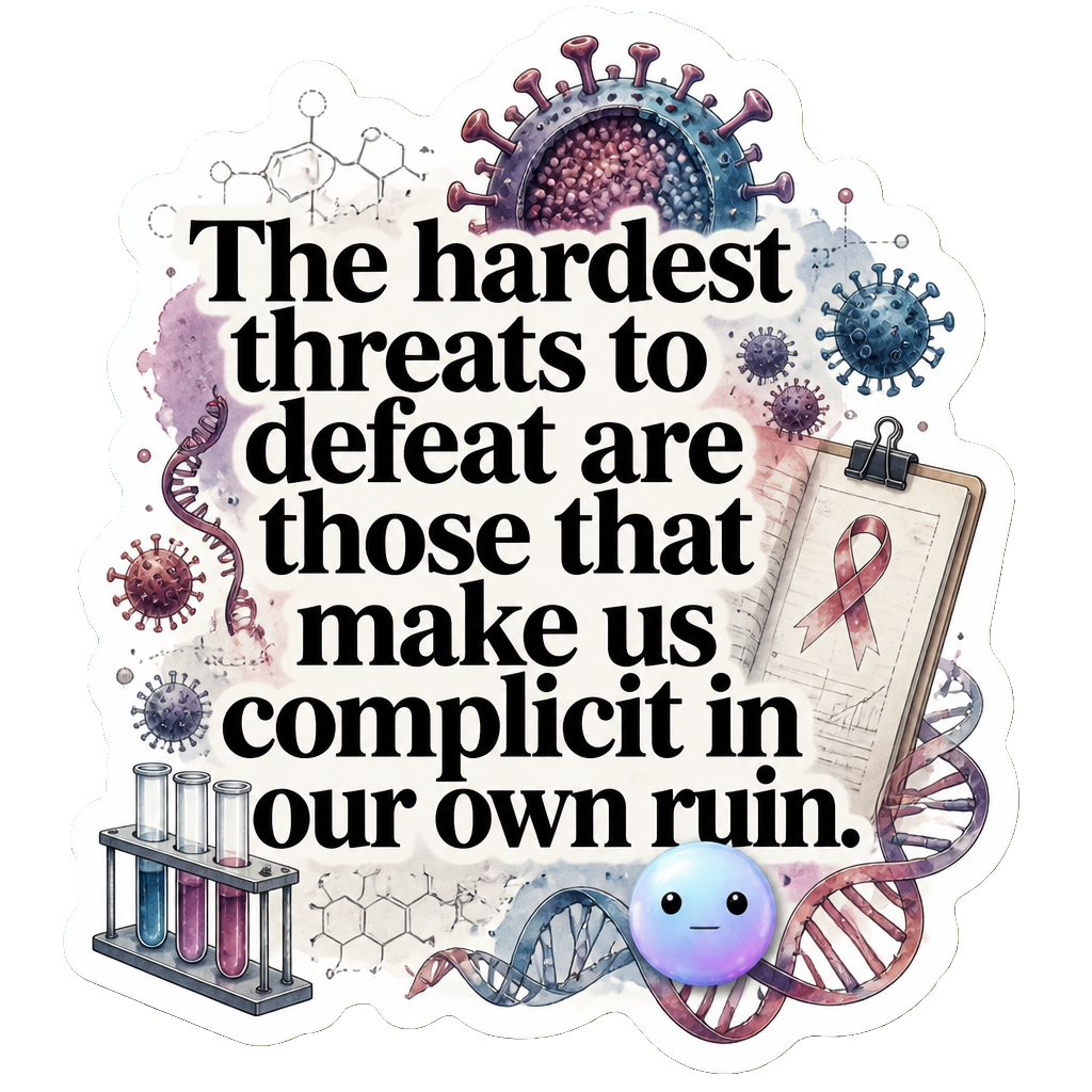 The hardest threats to defeat are those that make us complicit in our own ruin.