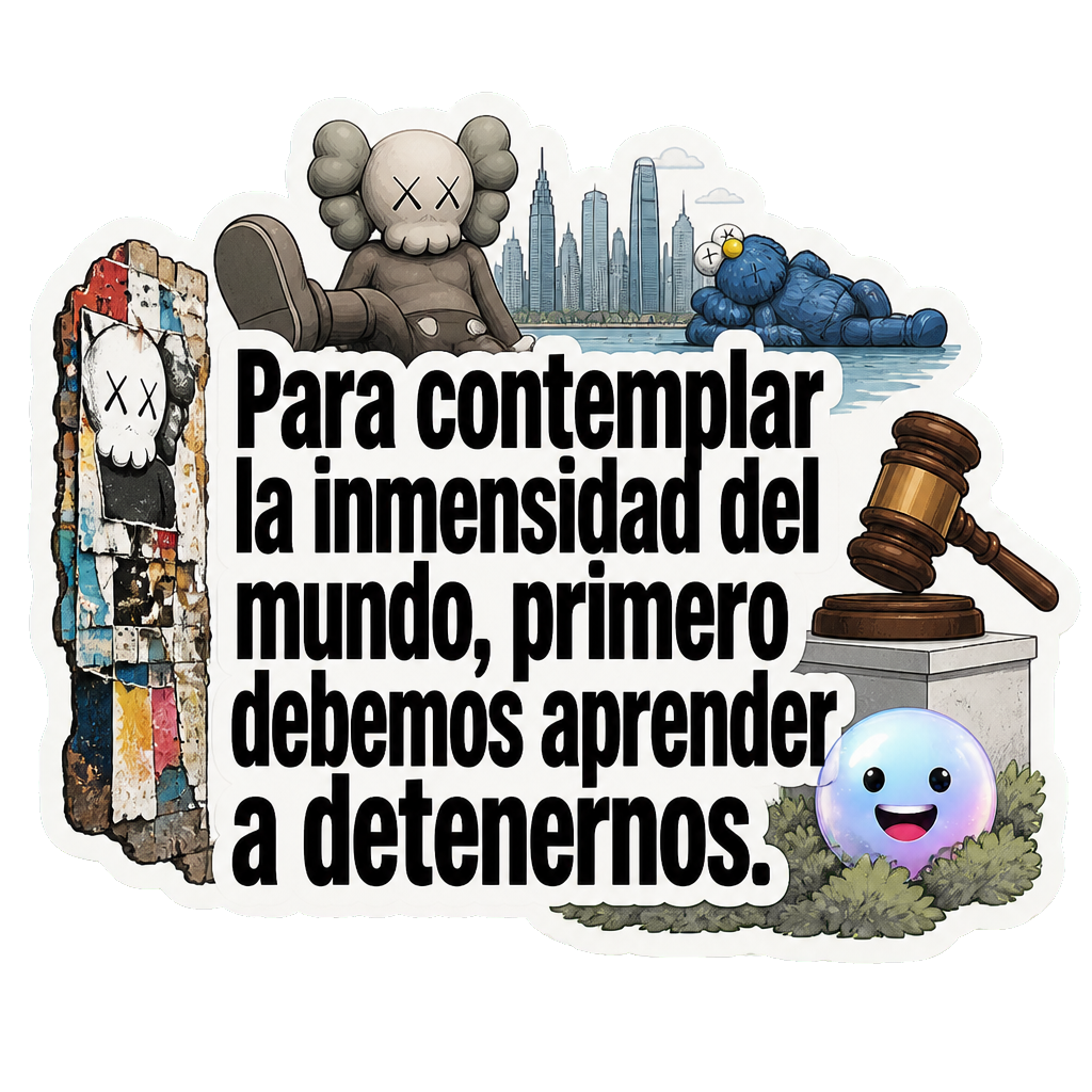 Para contemplar la inmensidad del mundo, primero debemos aprender a detenernos.