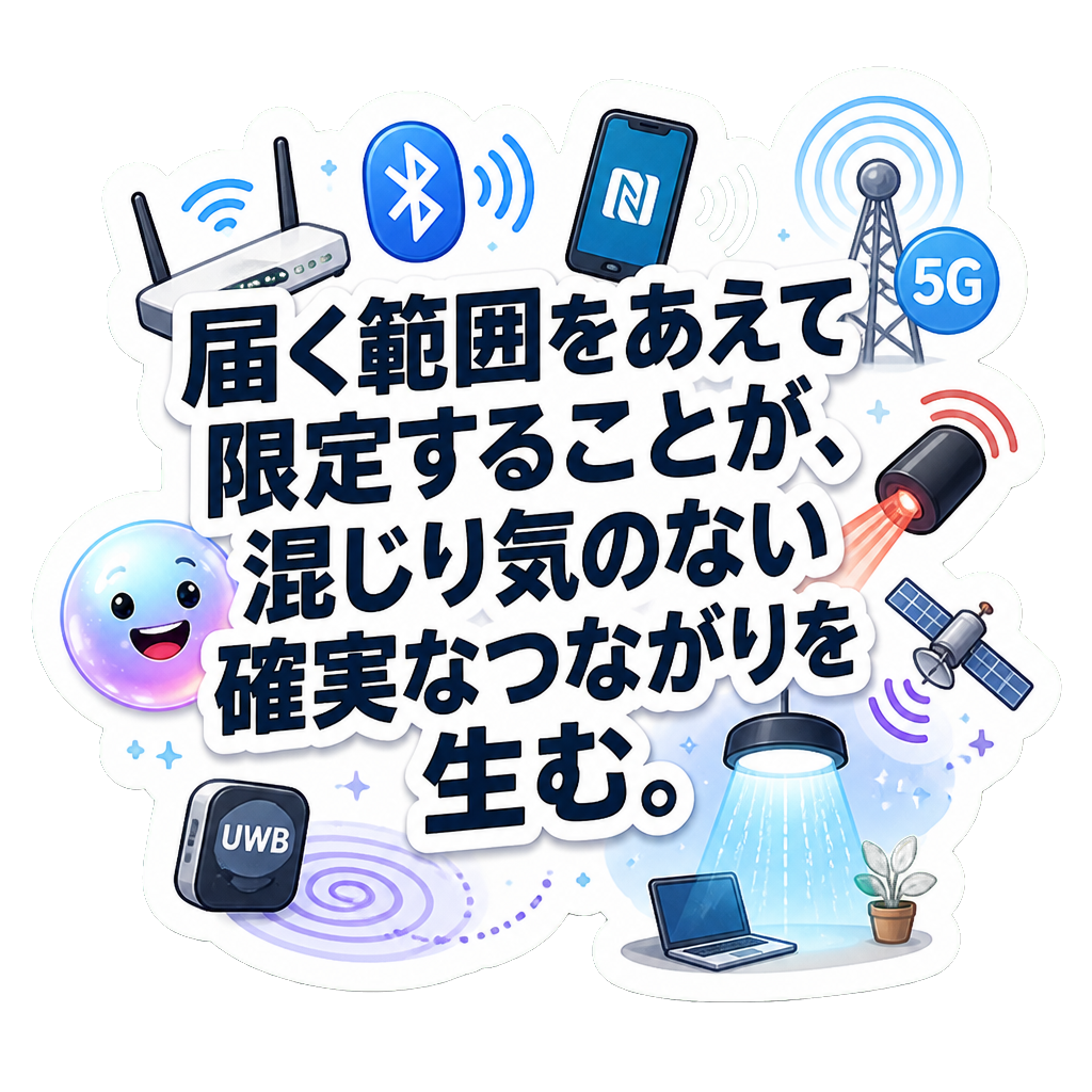 届く範囲をあえて限定することが、混じり気のない確実なつながりを生む。