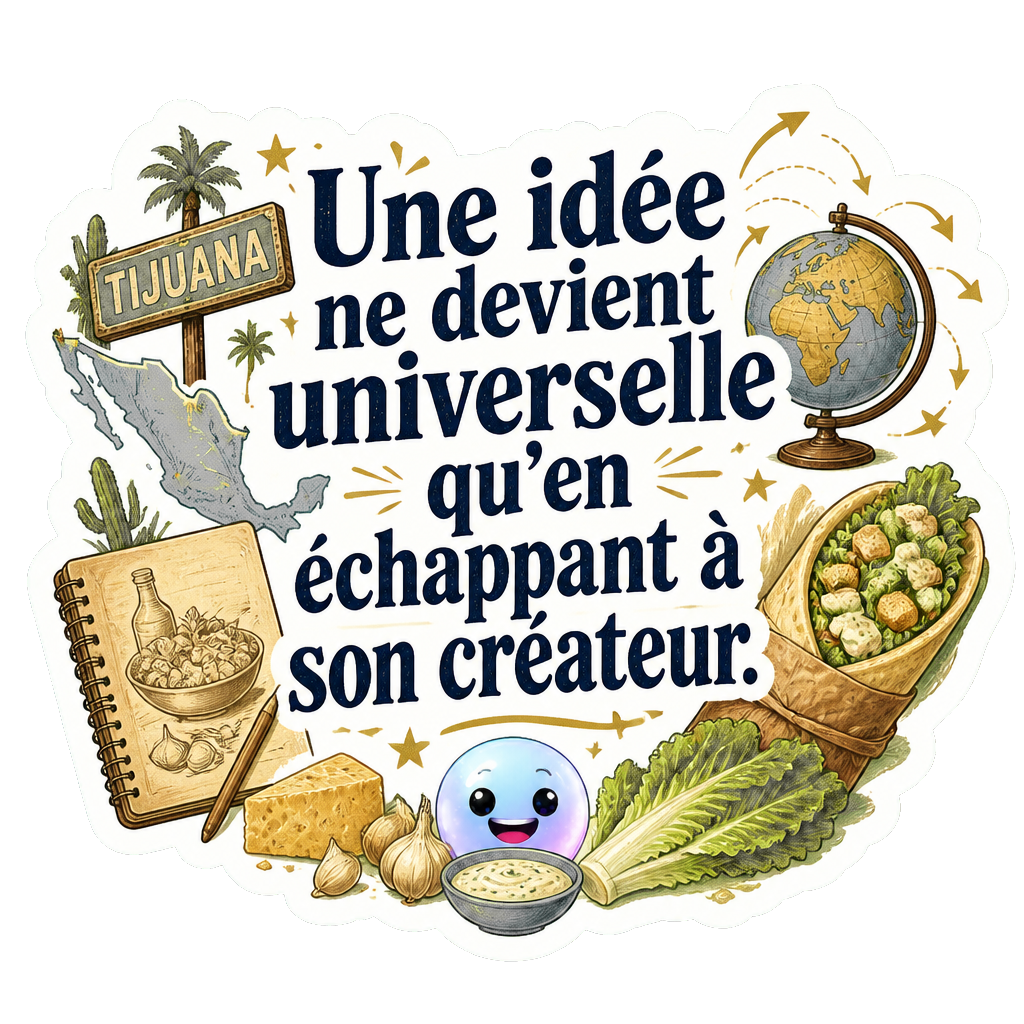 Une idée ne devient universelle qu'en échappant à son créateur.