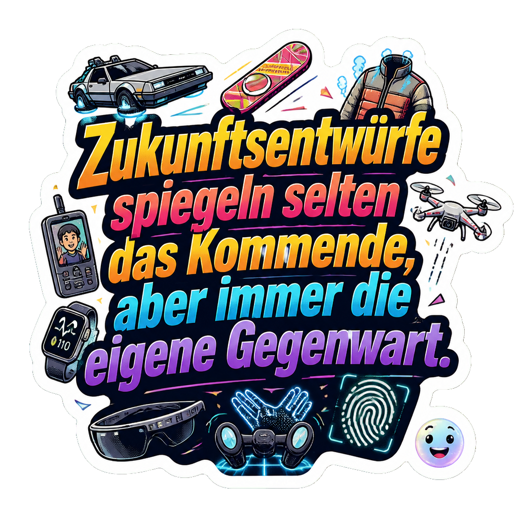 Zukunftsentwürfe spiegeln selten das Kommende, aber immer die eigene Gegenwart.