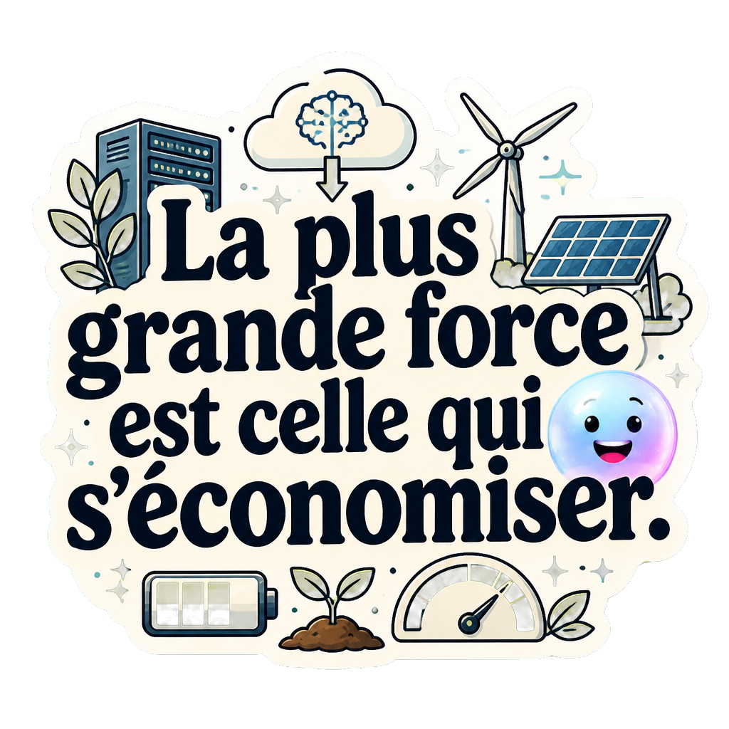 La plus grande force est celle qui sait s'économiser.