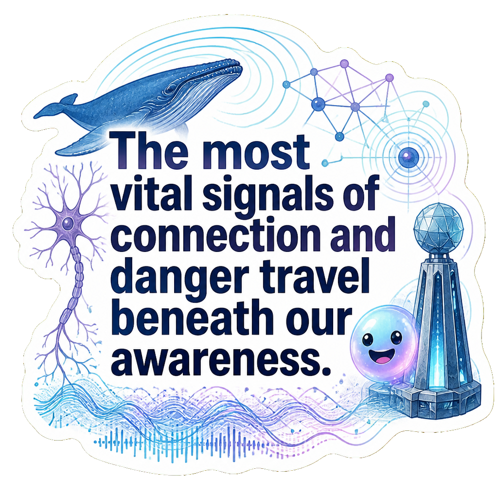 The most vital signals of connection and danger travel beneath our awareness.