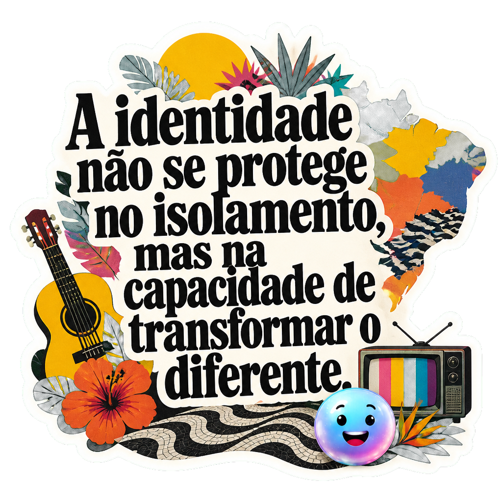 A identidade não se protege no isolamento, mas na capacidade de transformar o diferente.