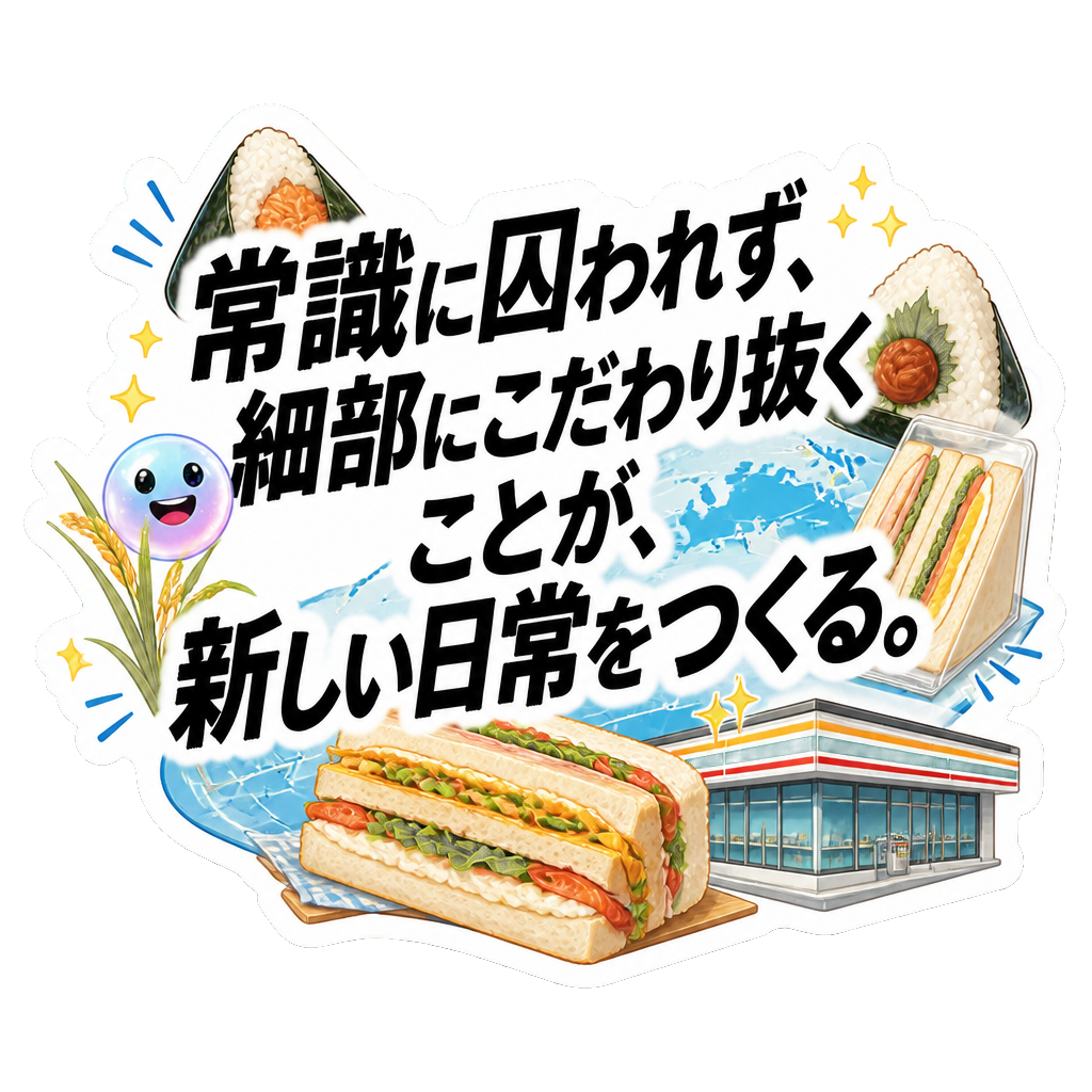常識に囚われず、細部にこだわり抜くことが、新しい日常をつくる。