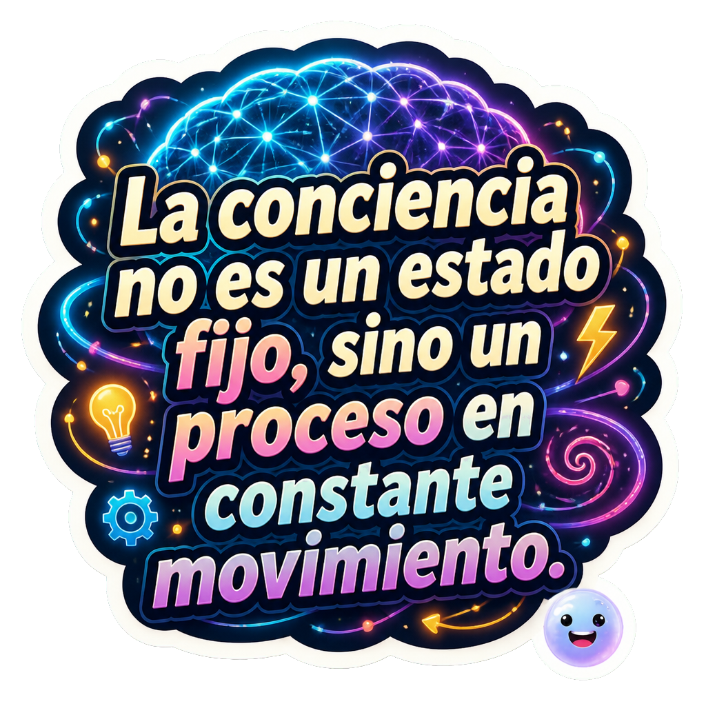 La conciencia no es un estado fijo, sino un proceso en constante movimiento.