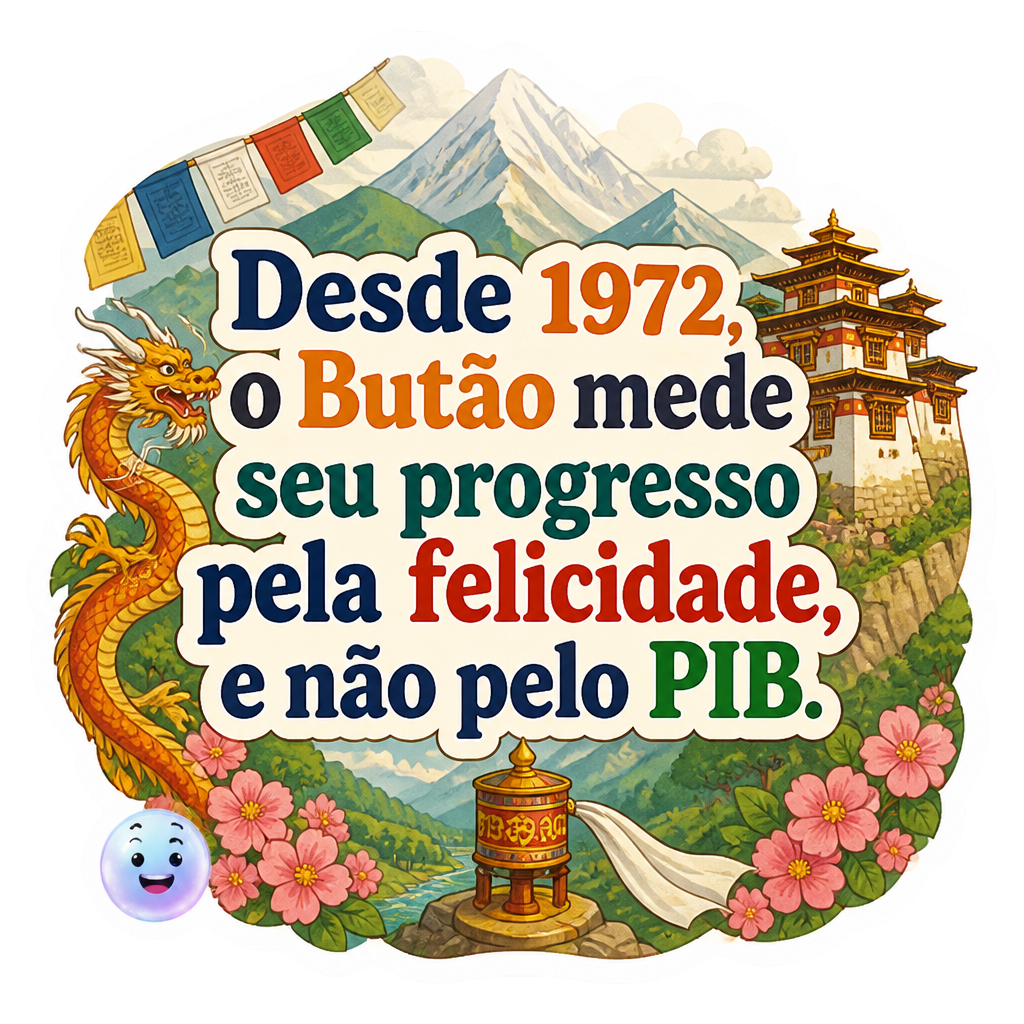 Desde 1972, o Butão mede seu progresso pela felicidade, e não pelo PIB.