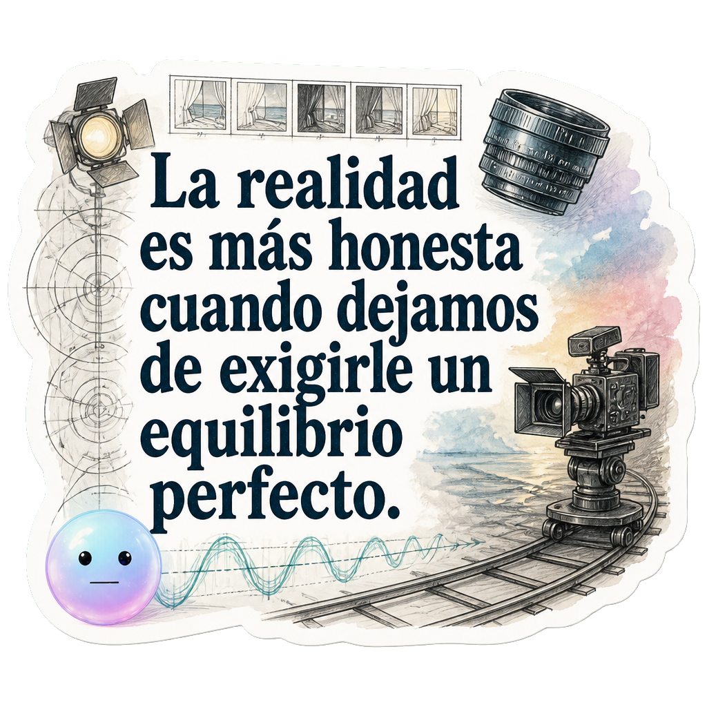 La realidad es más honesta cuando dejamos de exigirle un equilibrio perfecto.