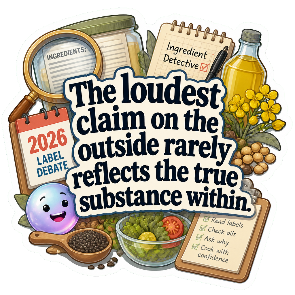 The loudest claim on the outside rarely reflects the true substance within.