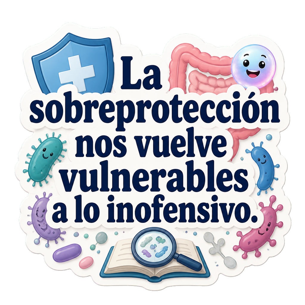 La sobreprotección nos vuelve vulnerables a lo inofensivo.