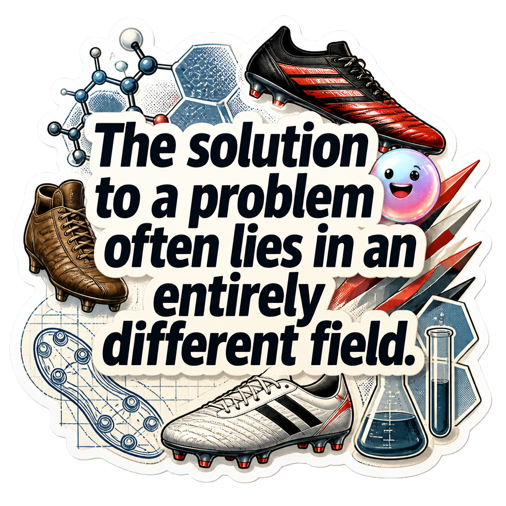 The solution to a problem often lies in an entirely different field.