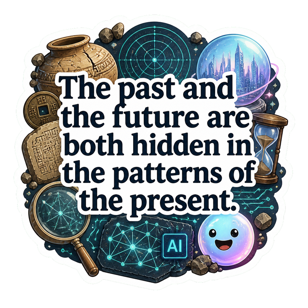 The past and the future are both hidden in the patterns of the present.