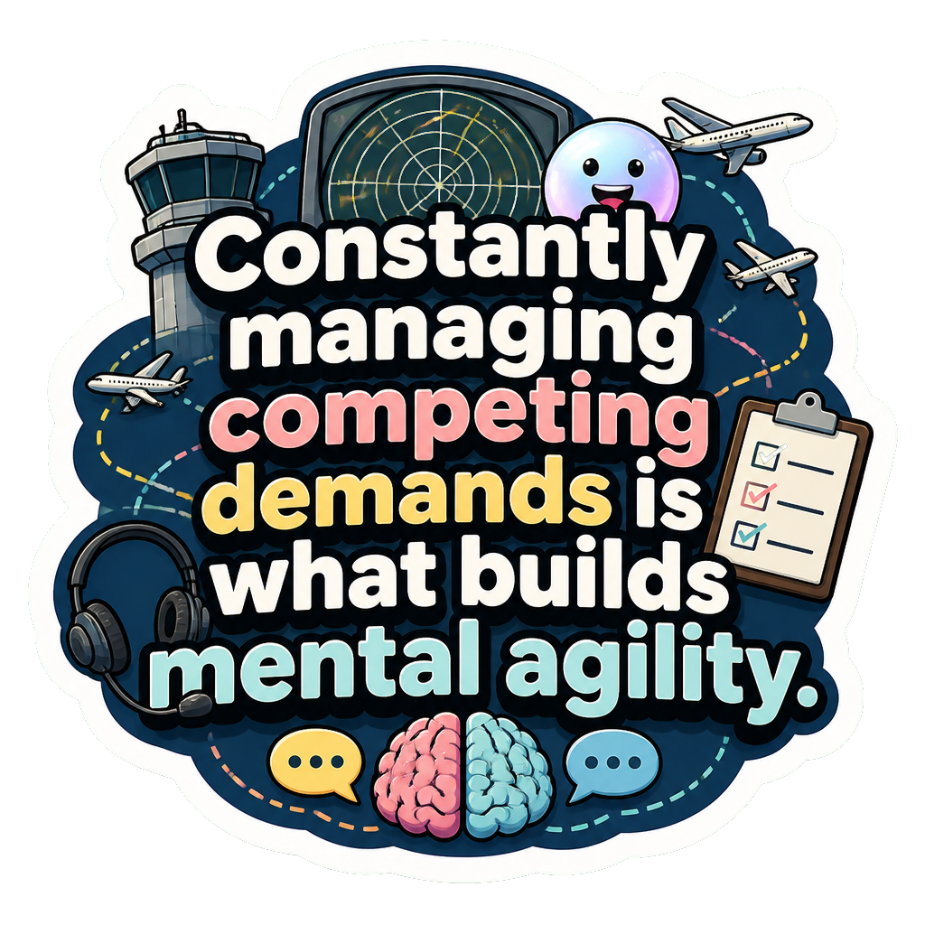 Constantly managing competing demands is what builds mental agility.