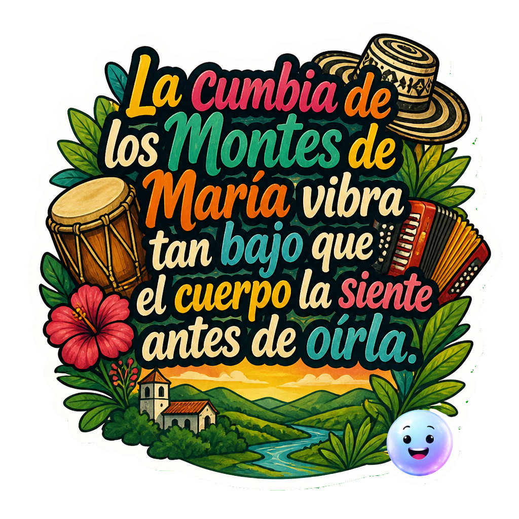 La cumbia de los Montes de María vibra tan bajo que el cuerpo la siente antes de oírla.