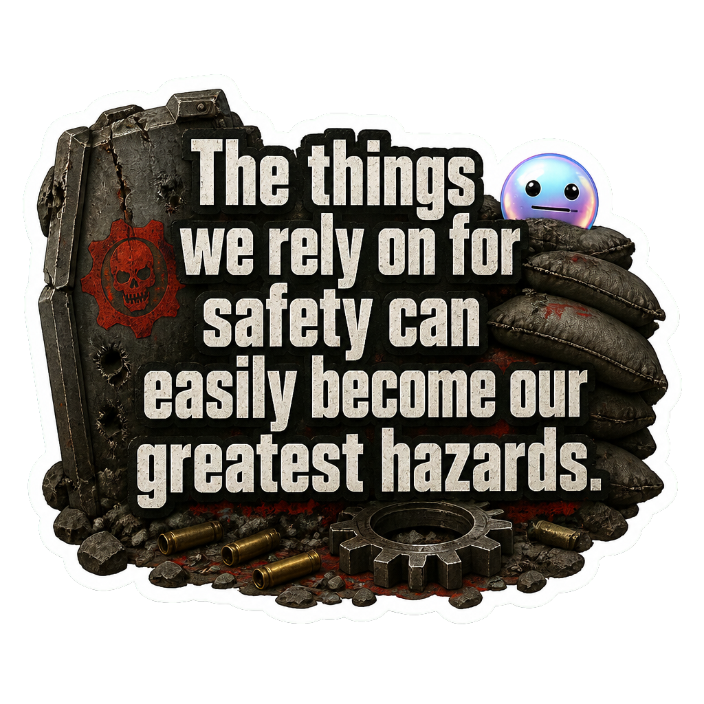 The things we rely on for safety can easily become our greatest hazards.