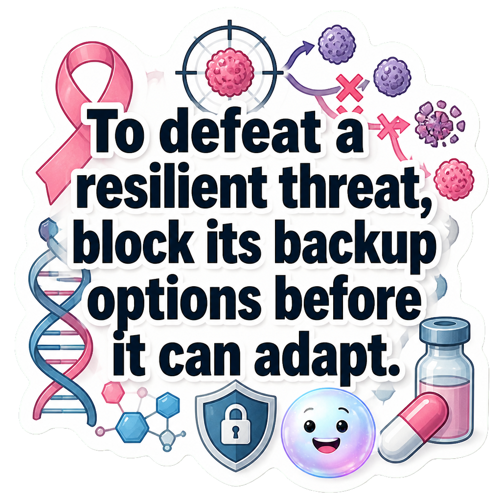 To defeat a resilient threat, block its backup options before it can adapt.