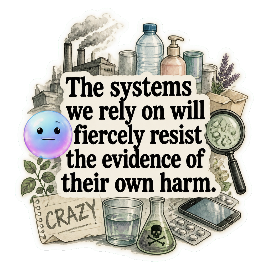 The systems we rely on will fiercely resist the evidence of their own harm.