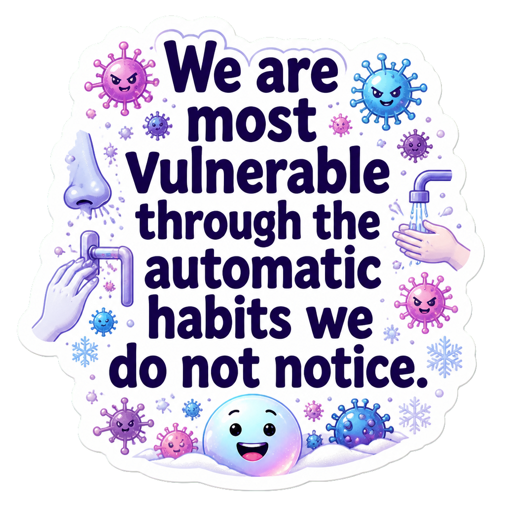 We are most vulnerable through the automatic habits we do not notice.