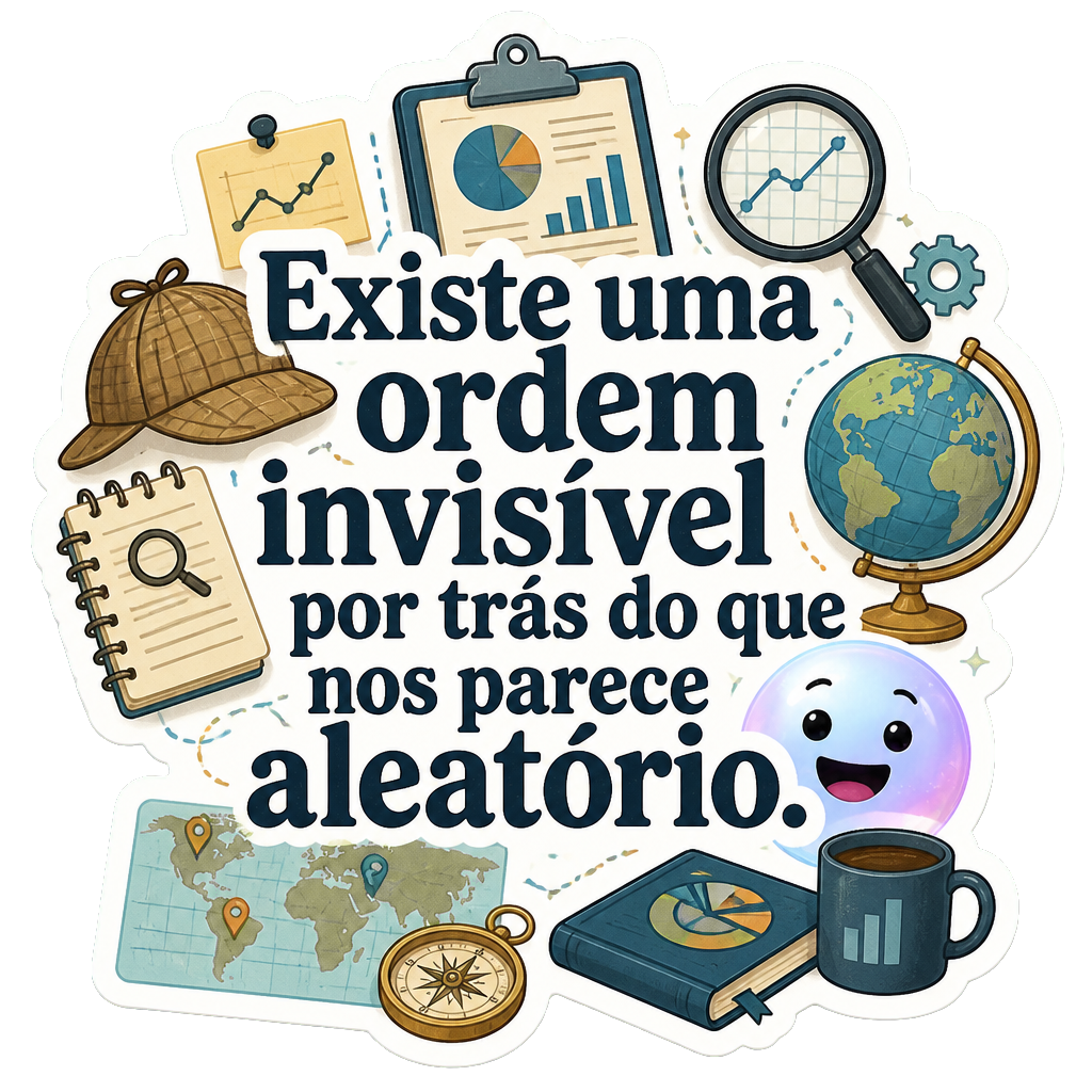 Existe uma ordem invisível por trás do que nos parece aleatório.