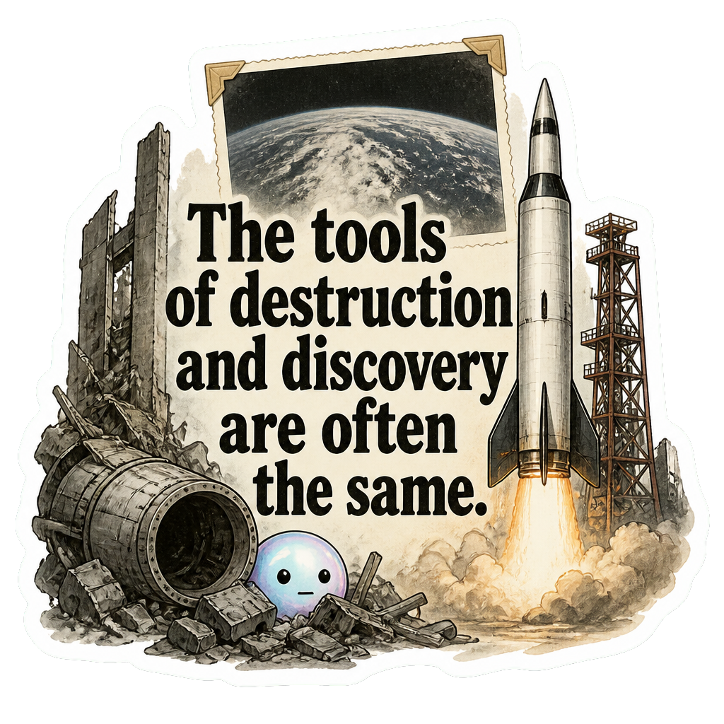 The tools of destruction and discovery are often the same.