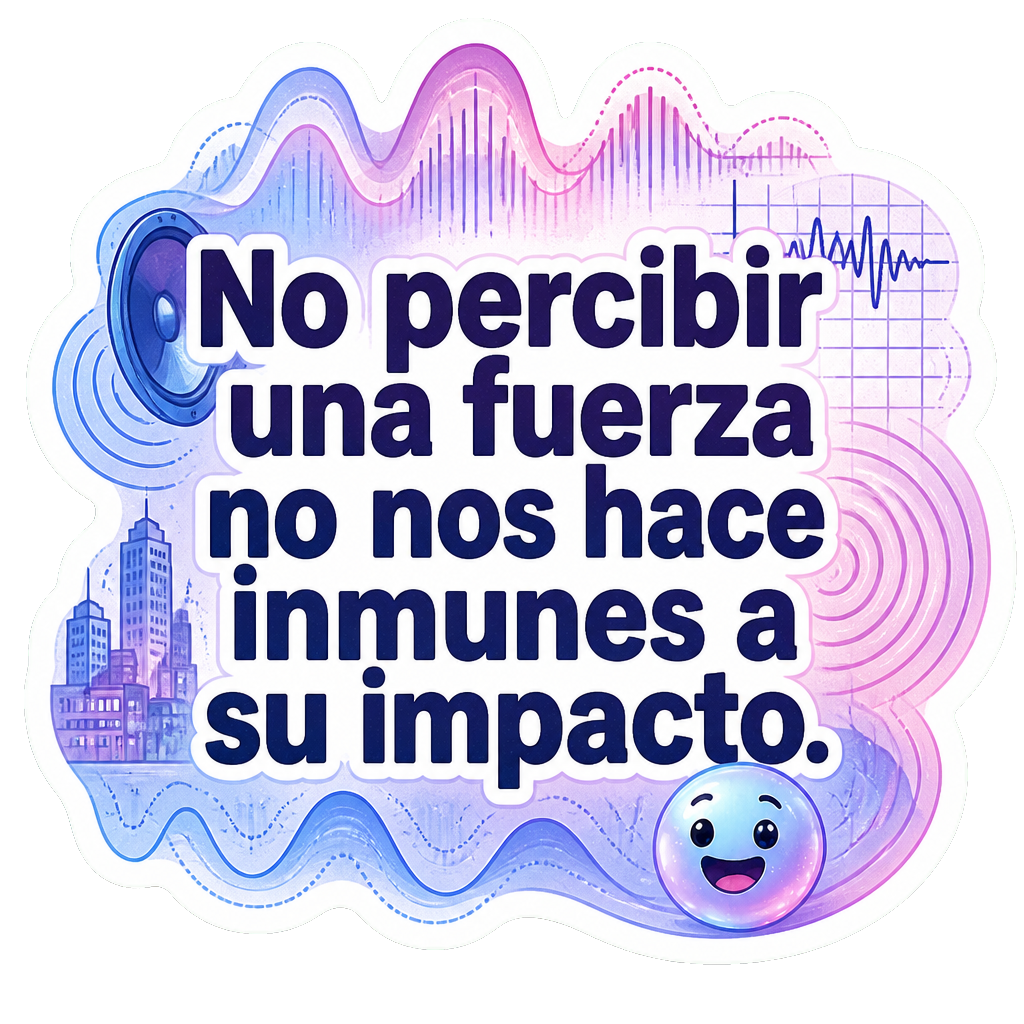 No percibir una fuerza no nos hace inmunes a su impacto.