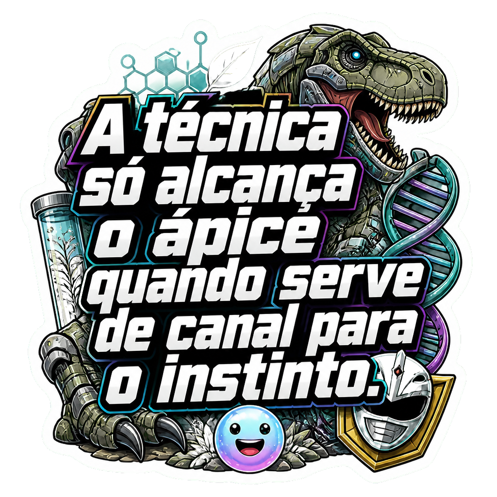 A técnica só alcança o ápice quando serve de canal para o instinto.